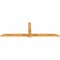 Ekena Millwork Eugene Rough Sawn Timber Gable Bracket, Western Red Cedar, 84"W x 28"H x 2"D x 4"F, 8/12 Pitch GBW084X28X0204EUG00RWR - alternate 4